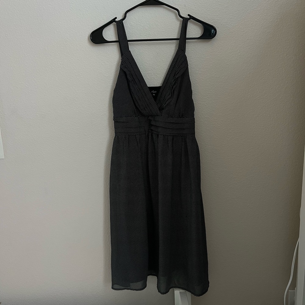 Black V Neck Dress